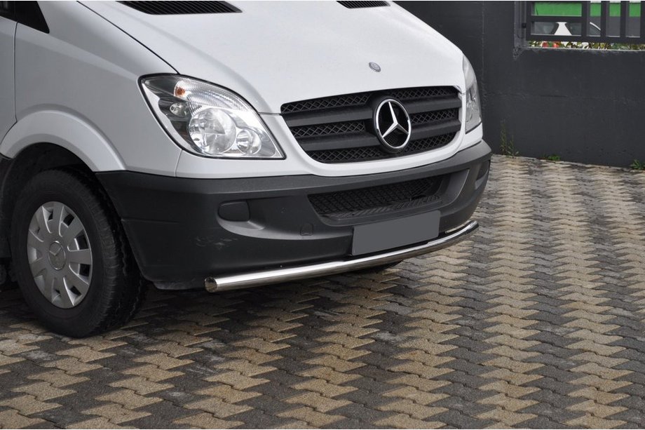 Mercedes Sprinter W906 2006–2018 Predná spodná ochranná tyč ST008 (nerez) 2006-2013, 70 mm Image