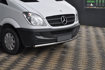 Mercedes Sprinter W906 2006–2018 Predná spodná ochranná tyč ST008 (nerez) 2006-2013, 70 mm fotografia 1