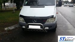 Mercedes Sprinter W901/902/903/904/905 1995–2006 Predný ochranný rám WT002 (nerez) fotografia 2