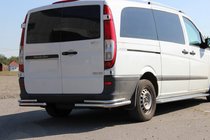 Mercedes Vito W639 2004–2014 Zadné rohové diely oblúka AK003-Double (2 ks, nerez) fotografia 1