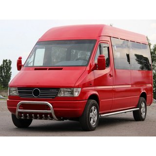 Predný ochranný rám WT008 (nerez) Mercedes Sprinter W901/902/903/904/905 1995–2006 fotografia 1
