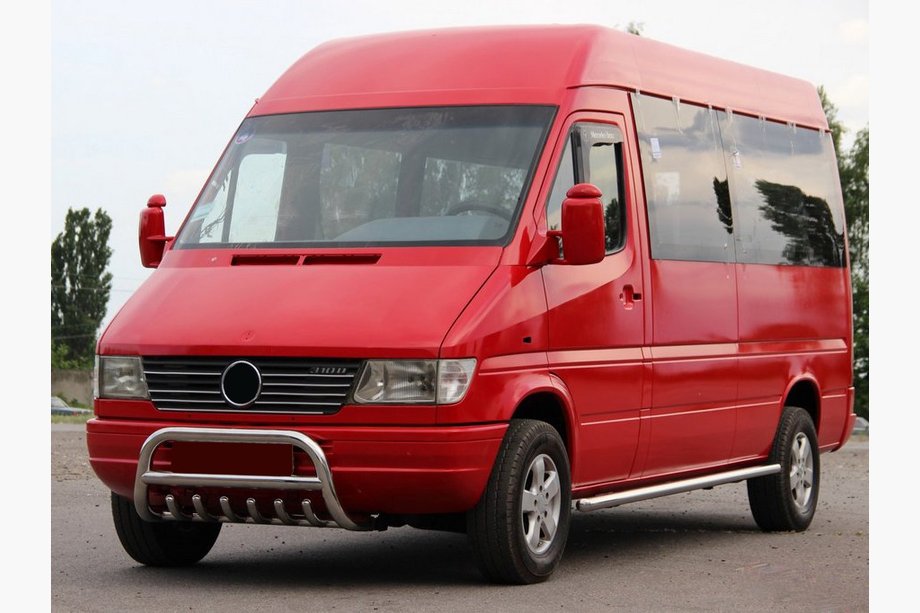 Mercedes Sprinter W901/902/903/904/905 1995–2006 Predný ochranný rám WT008 (nerez) Image