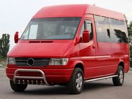 Mercedes Sprinter W901/902/903/904/905 1995–2006 Predný ochranný rám WT008 (nerez) fotografia 1