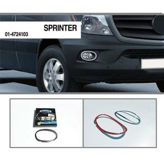 Nerezové kryty hmloviek 2013↗ (2 ks) Mercedes Sprinter W906 2006–2018 fotografia 3
