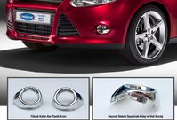 Ford Focus III 2011–2017 Chrómové kryty hmloviek (2 ks, plast) fotografia 1
