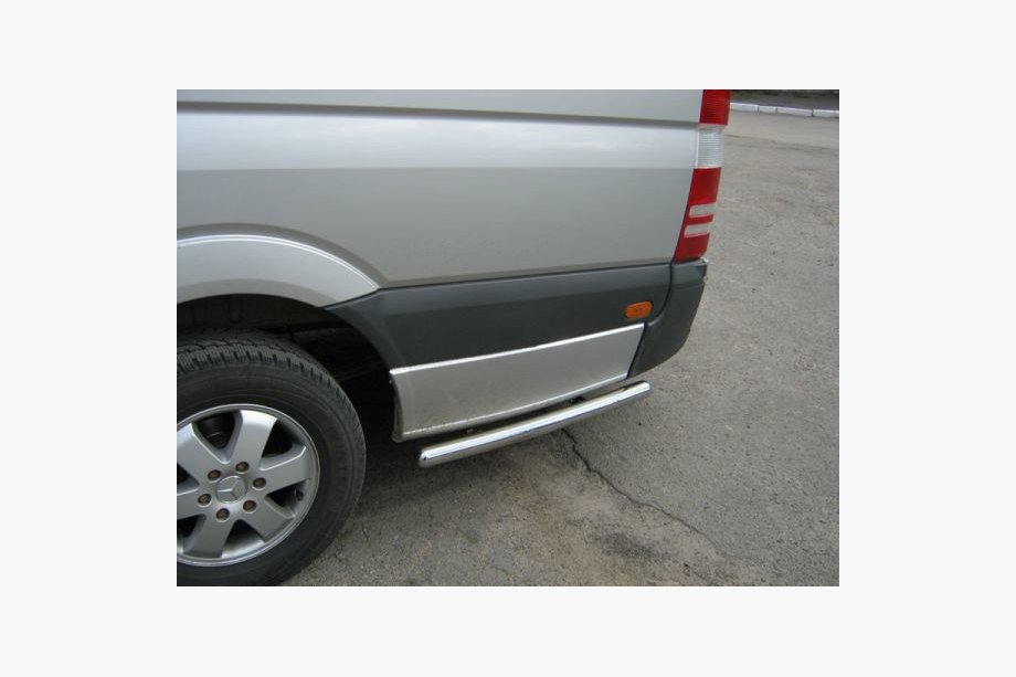 Mercedes Sprinter W906 2006–2018 Bočné rúrky za zadným kolesom (2 ks, nerez) ExtraLong rázvor, 60 mm Fotografia 5