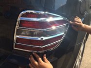 Mercedes ML W164 2005–2011 Chrómové kryty brzdových svetiel (2 ks, plast) fotografia 1