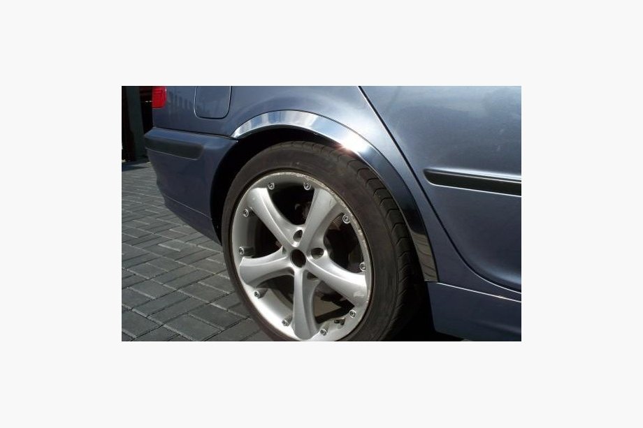 BMW 3 E46 1998–2006 Nerezové lemy blatníkov (4 ks) Image
