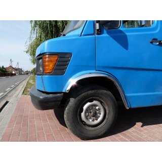 Nerezové lemy blatníkov (4 ks) Mercedes T1 (207-410) 1977–1995 fotografia 1
