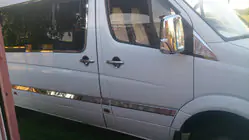 Mercedes Sprinter W906 2006–2018 Ochranné kryty pod kľučky dverí (4 ks, nerez) fotografia 2