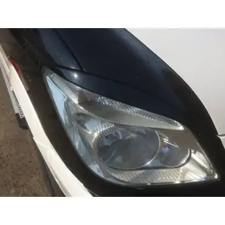 Rovné mračidlá na svetlá (čierne, ABS, 2006-2013) Mercedes Sprinter W906 2006–2018 fotografia 2