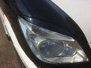 Mercedes Sprinter W906 2006–2018 Rovné mračidlá na svetlá (čierne, ABS, 2006-2013) fotografia 2