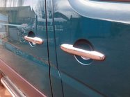Volkswagen Crafter 2006–2016 Chrómové kryty kľučiek (4 ks, nerez) Carmos – turecká nehrdzavejúca oceľ fotografia 2