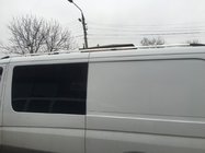 Mercedes Sprinter W906 2006–2018 Strešné lyžiny DD 265 cm, chróm, plastová pätka fotografia 2