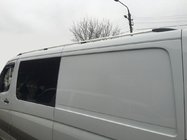 Mercedes Sprinter W906 2006–2018 Strešné lyžiny DD 265 cm, chróm, plastová pätka fotografia 1