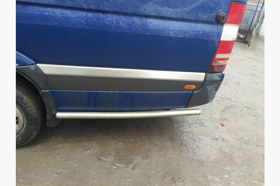 Mercedes Sprinter W906 2006–2018 Bočné rúrky za zadným kolesom (2 ks, nerez) ExtraLong rázvor, 60 mm Fotografia 6
