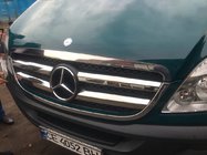 Mercedes Sprinter W906 2006–2018 Lišty na masku chladiča (2006-2013, nerez) Carmos - turecká oceľ fotografia 5