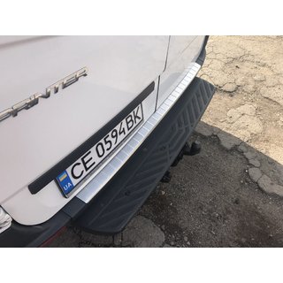 Nerezová lišta na zadný nárazník MATNÁ (Omsa) fotografia 4