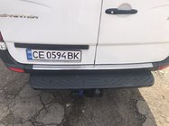 Volkswagen Crafter 2006–2016 Lišta zadného nárazníka MATNÁ (Omsa, nerez) fotografia 4