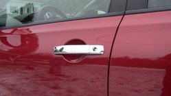 Nissan Navara 2006–2015 Kryty na kľučky dverí (4 ks, nerez) fotografia 1