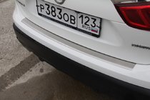 Nissan Qashqai 2014–2021 Nerezový kryt zadného nárazníka OmsaLine (2014-2017) fotografia 3