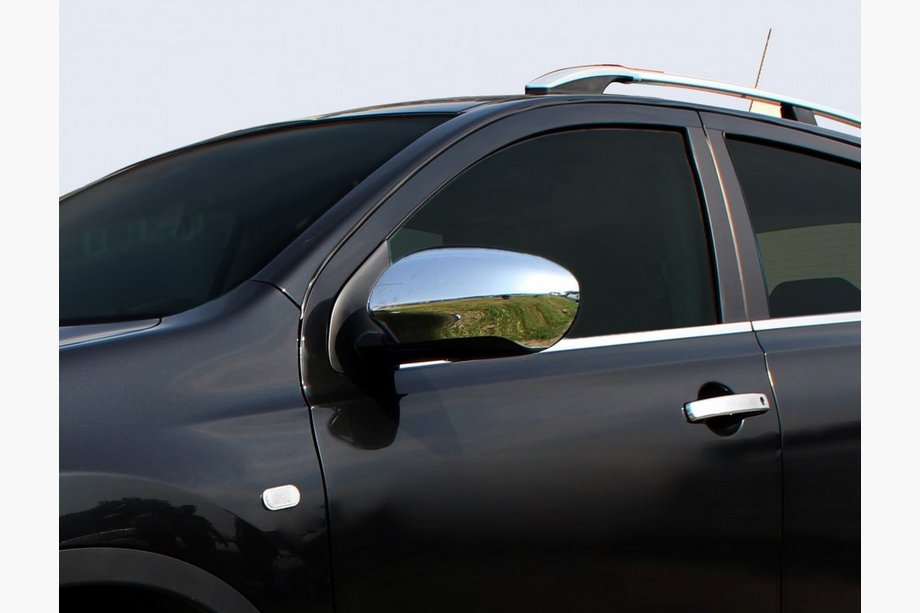 Nissan Qashqai 2010–2014 Chrómové kryty zrkadiel Carmos (2 ks, plast.) Image