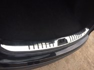 Nissan Qashqai 2007–2010 Vnútorná lišta do kufra (nerez, gumové vložky) fotografia 1
