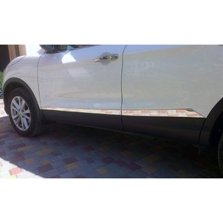 Dverové lišty OmsaLine (4 ks, nerez) Nissan Qashqai 2014–2021 fotografia 1