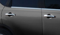 Nissan Qashqai 2010–2014 Chrómové kryty kľučiek (4 ks, nerez) Bez čipu, Carmos – turecká oceľ fotografia 5