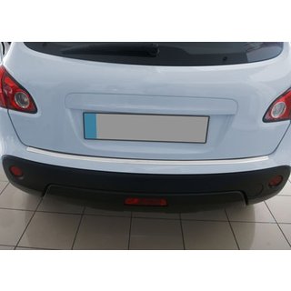 Nerezová lišta na zadný nárazník OmsaLine (nerez.) Nissan Qashqai 2007–2010 fotografia 1