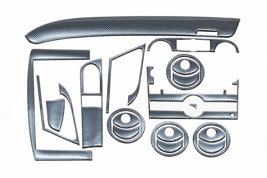 Chevrolet Aveo T250 2005–2011 Kryty palubnej dosky (veľká sada) Titán Image
