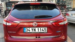 Nissan Qashqai 2014–2021 Nerezová ozdobná lišta nad ŠPZ OmsaLine – talianska nehrdzavejúca oceľ fotografia 4