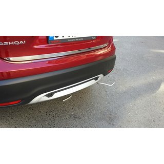 Nerezová lišta hrany kufra Nissan Qashqai 2014–2021 fotografia 3