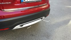 Nissan Qashqai 2014–2021 Nerezová lišta hrany kufra OmsaLine – talianska nehrdzavejúca oceľ fotografia 3