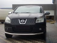Nissan Qashqai 2007–2010 Predný ochranný rám ST008 (nerez) fotografia 1