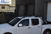 Nissan Navara/NP300 2016– Originálne strešné lyžiny (s priečnikom) Čierne fotografia 6