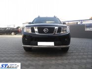 Nissan Navara 2006–2015 Predný ochranný rám ST008 (nerez) fotografia 4