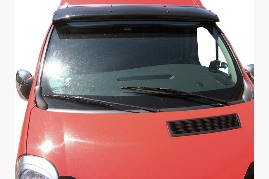 Renault Trafic 2001–2015 Slnečná clona na čelné sklo (čierny lesk, 5 mm) Image