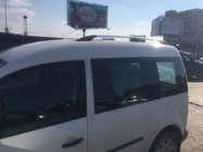 Volkswagen Caddy 2010–2015 Chrómované strešné lyžiny fotografia 6