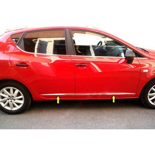 Dverové lišty Carmos (4 ks, nerez) Seat Ibiza 2010–2017