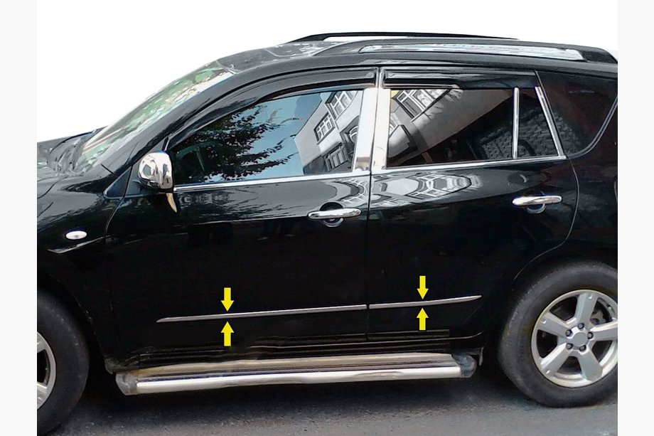 Toyota Rav 4 2006–2013 Nerezová lišta dverí Image