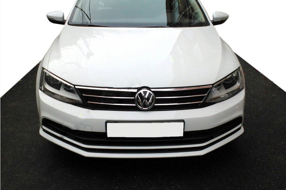 Volkswagen Jetta 2011–2018 Nerezové lišty na masku 2014↗ (nerez) Image