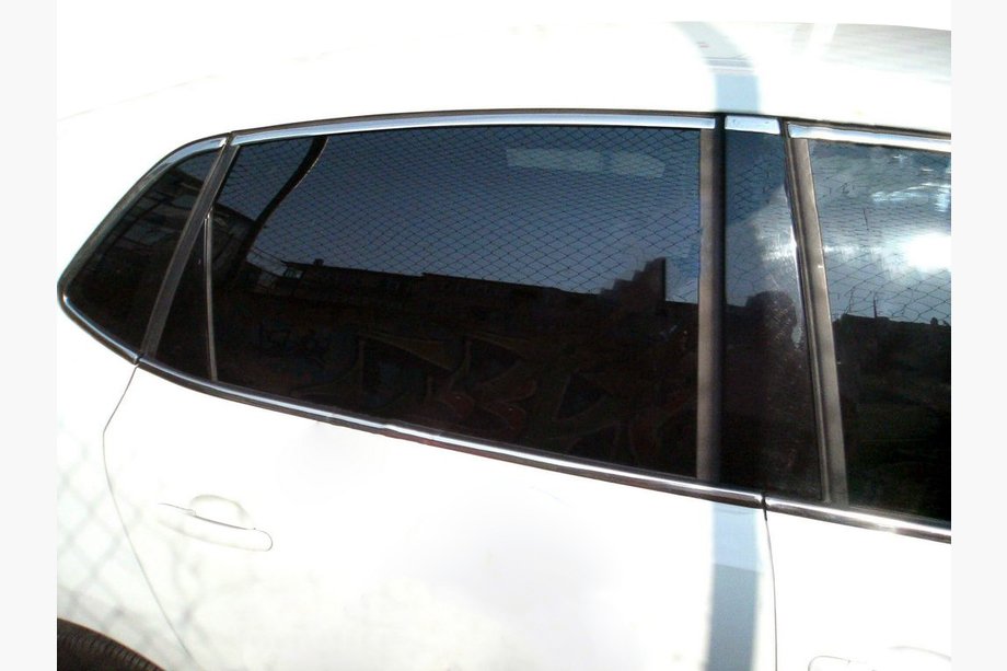 Volkswagen Polo 2010–2017 Kompletné lišty okien HB (6 ks, nerez) Image