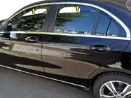 Mercedes C-class W205 2014–2021 Horná lišta okien (nerezová oceľ) fotografia 1