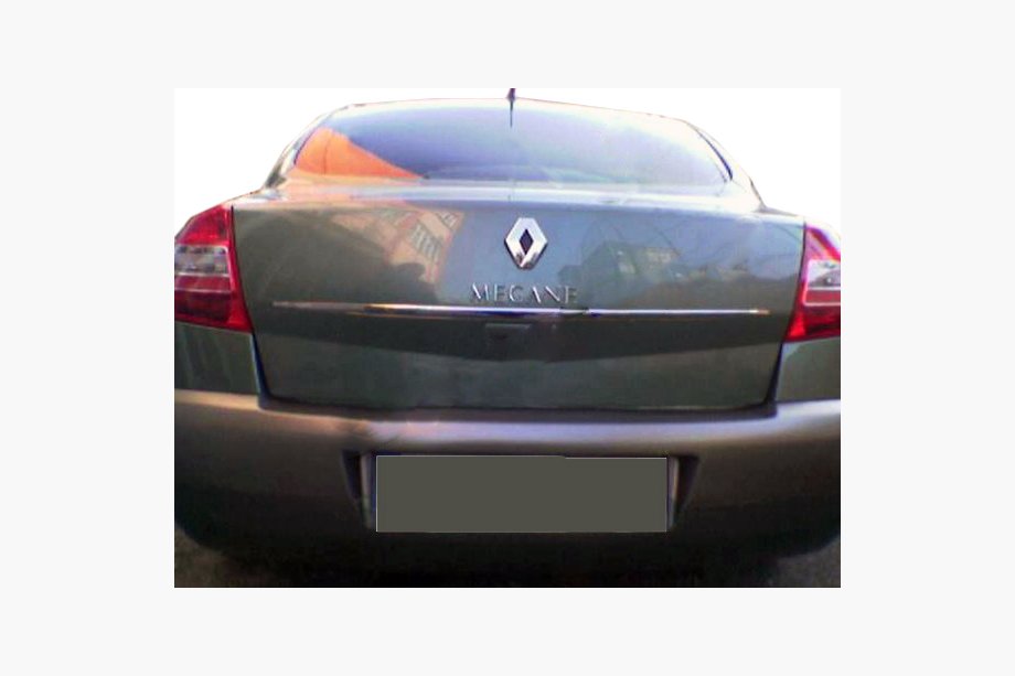 Renault Megane II 2004–2009 Chrómová lišta nad ŠPZ (SD, nerez) Image