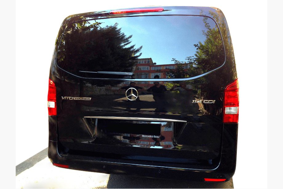 Mercedes Vito/V-trieda W447 2014– Úzka lišta nad ŠPZ (nerez) Image