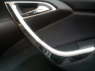 Opel Astra J 2009–2015 Nerezové lišty na predné dvere fotografia 1