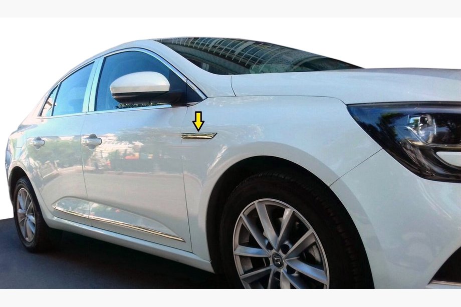 Renault Megane IV 2016–2025 Lemy blatníkov 2016-2020 (nerez) Image