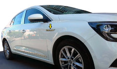 Renault Megane IV 2016–2025 Lemy blatníkov 2016-2020 (nerez) fotografia 1