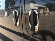 Opel Vivaro 2001–2015 Rámiky dverových kľučiek (4 ks, nerez) fotografia 1